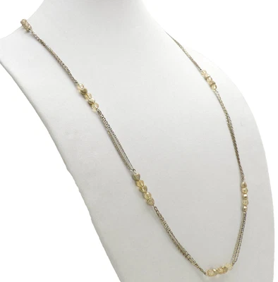 Jessica Simpson Love Story 2 长项链 金色 全新 — 第 1/3 张图片