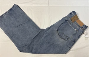 PacSun *NWT* Baggy Jeans Men's 36x32 Blue Light Wash Denim Y2K 90s Style. - Picture 1 of 15