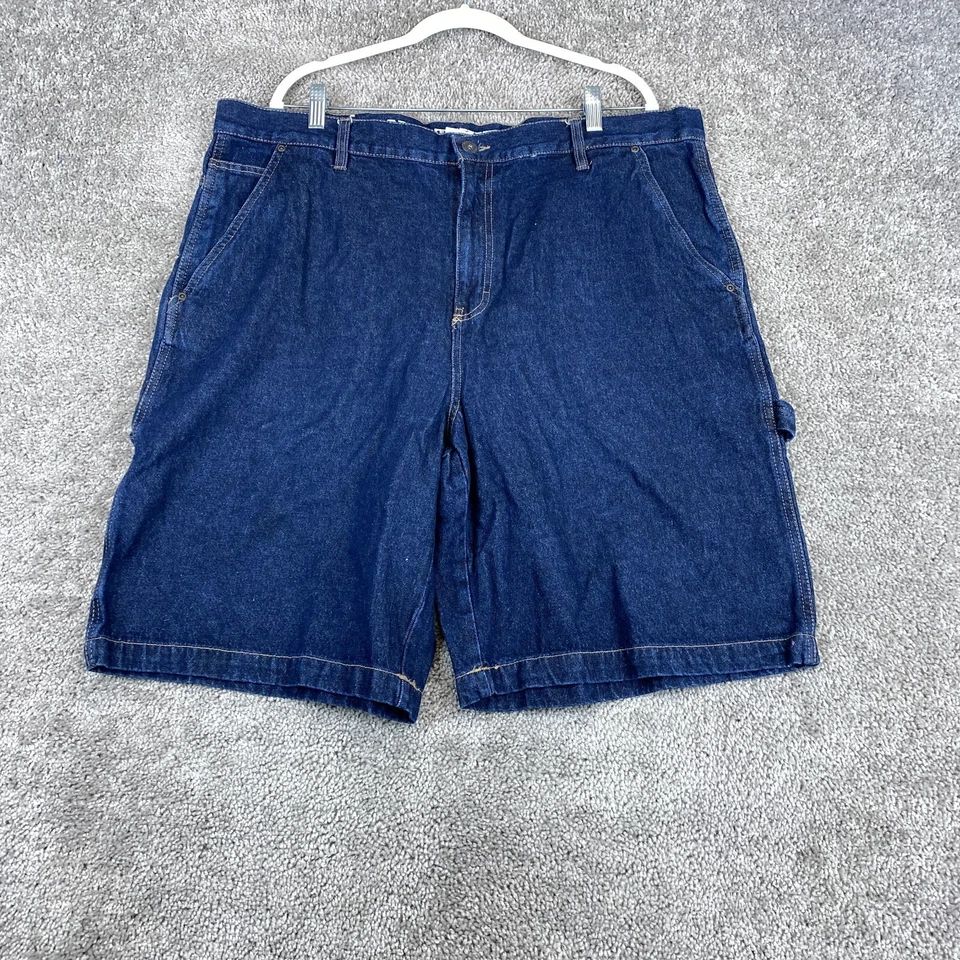 Northwest Territory Denim Carpenter Shorts Men's 40 Blue Hammer Loop Dark Wash - Image 1 of 4