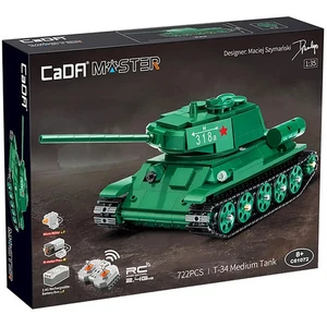CaDA C61072W, T-34 Russischer Panzer, Bausteine, Modell im Maßstab 1:35 - Bild 1 von 1