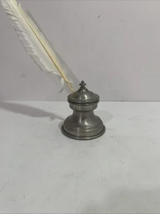 VTG Nantucket Pewter Inkwell Commemorative US Bicentennial 1776-1976 Collectible - Picture 1 of 4