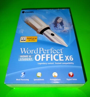Word Perfect Office X6 Home & Student Edition (Retail)  Full Version for Windows - Image 1 of 4