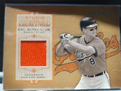 2004 Donruss Studio Heritage подлинный игры носил Джерси Cal Ripken младший # SH 3... - Изображение 1 из 2