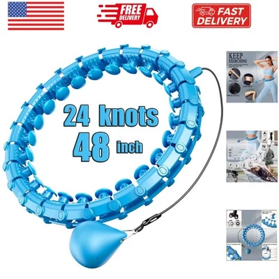 Aro ponderado inteligente para adultos pérdida de peso, aro infinito fitness talla grande para... Foto 1 de 4