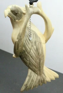 8" Hand Carved exotic bird Hanging art decorative High Quality Sculpture - Picture 1 of 11