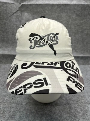 PUMA x Pepsi Cola шляпа крышка ремень назад взрослый один размер белый черный AOP полиэстер - Изображение 1 из 4