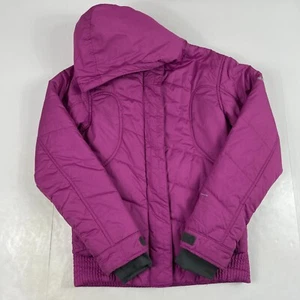 Columbia Jacket Girls 14/16 Purple Puffer Omni Heat Titanium Hooded Ski Outdoors - Picture 1 of 15