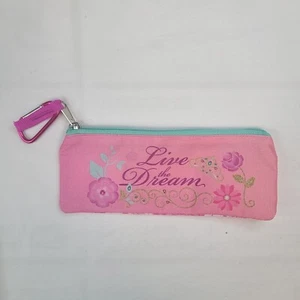 Disney Princess Makeup Pencil Bag Bloworld 8" x 3" Clip On - Picture 1 of 5