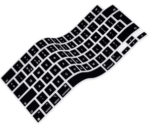 Black Silicone Keyboard Cover for MacBook Pro 14"/16" with M4/M4 Pro/M4 Max 2024 - Zdjęcie 1 z 3
