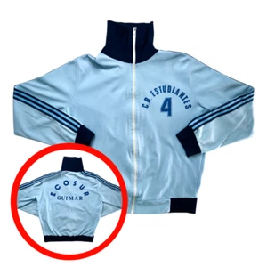 Vintage 80s Spain Training Basketball Jacket L Basket Full Zip - Picture 1 of 9