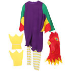  Kostium kurczaka Halloween-Cosplay-Kombinezon pisklęcy Twarz Makijaż Odzież