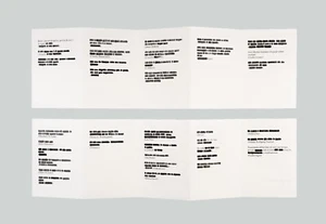 Emilio ISGRO' - "Detti memorabili da Gesù a Isgrò" - Litografia, 28,5 x 98 cm - Imagen 1 de 6