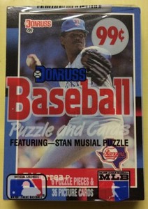 1988 Donruss Card Cello Pack Ed Correa Rangers & Jose Lind Pirates Rookie RC