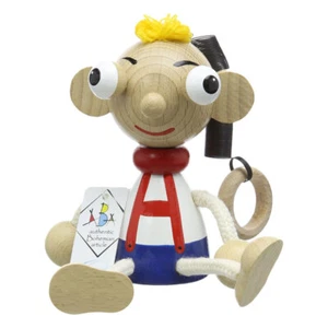 ABA 40230 Federfigur "Hurvinek" Schwingtier Holz mit Ziehfeder - Bild 1 von 1