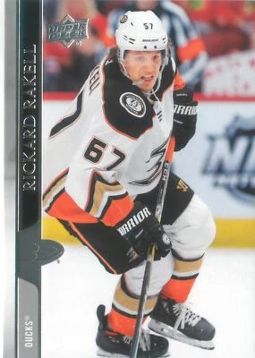 Rickard Rakell 2020-21 Upper Deck Series 1 Hockey Base Card #5 Anaheim Ducks NHL - Image 1 of 2