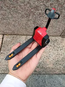 1:10 Diecast Hand Push Pallet Truck Replica Moving Forklift Model Collection Red - Picture 1 of 12