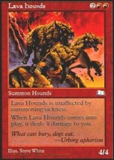Lava Hounds X4 (Weatherlight) MTG (NM) *CCGHouse* Magic
