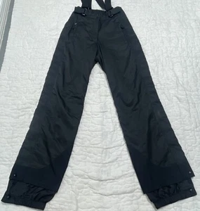 Pantaloni neri da sci snowboard Obermeyer donna completi aperti laterali walk-in zip taglia 4 usati in ottime condizioni - Foto 1 di 22