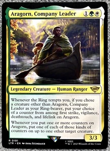 MTG Aragorn, Company Leader 191 The Lord of the Rings: Tales of Middle-earth  - Picture 1 of 2
