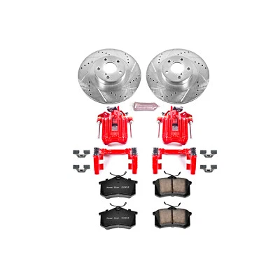 PowerStop Disc Brake Kit Rear - Fits Volkswagen Jetta 2001-2005 KC847 Foto 1 de 4