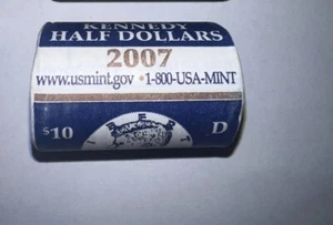 2007 D Kennedy Half Dollar Unc From US Mint Rolls  - Picture 1 of 2