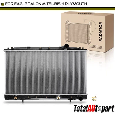Radiator with Oil Cooler for Mitsubishi Eclipse Plymouth Laser Eagle Talon 90-94 - Image 1 of 4