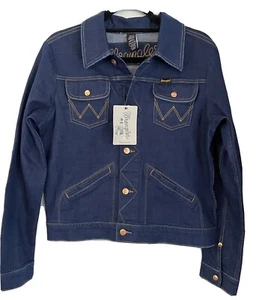 Wrangler Heritage Retro Premium Western Denim Jean Jacket Size Medium NWT - Picture 1 of 9