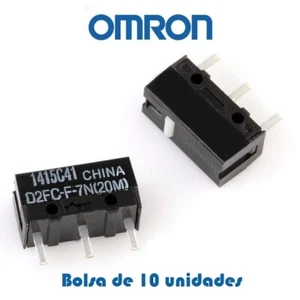 Micro Interruptor OMRON D2FC-F-7N (20M) - Reparacion Ratones - Bolsa 10 Unidades - Imagen 1 de 1