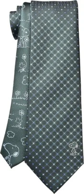 Corbata [Cacahuetes], Corbata Snoopy PNDW0456, Verde, Longitud Total 142 cm, Poliéster Foto 1 de 4