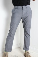 J Crew Mens Bedford Trousers - Grey - Size W32 L32 (W1-M8)