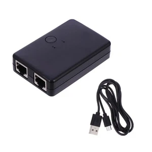 Sieciowy kabel Ethernet Splitter Biuro Podróż Podwójny adapter - Zdjęcie 1 z 12