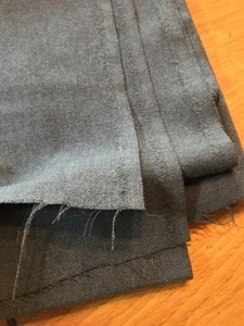 Slate Blue Gray Wool Blend Suiting Fabric 3+ Yards 114" x 60"W - Picture 1 of 4