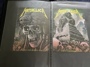METALLICA Mexico City Week 1 AP Poster Set 9/20-9/22 Matching #29/50 - Picture 1 of 9