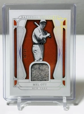 2025 PANINI NATIONAL TREASURES MEL OTT ПОНОШЕННАЯ НАШИВКА NO/25 NEW YORK GIANTS - Изображение 1 из 3