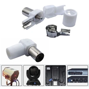 Coaxial Male Plugs Adapter Right Angle Antennas Connectors - Zdjęcie 1 z 6