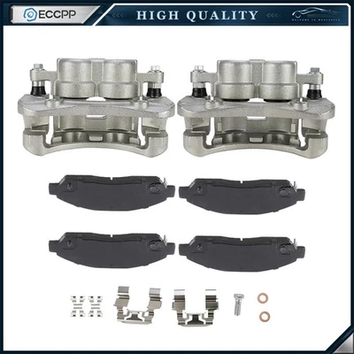 Kit de pinzas de freno delanteras y pastillas de cerámica para GMC Canyon Chevy Colorado 2004-2008 Foto 1 de 4