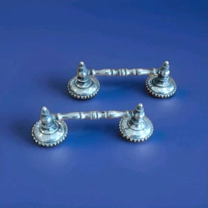 Splendida Coppia Poggiaposate Sheffield Vittoriani  Poggia Posate - Foto 1 di 6