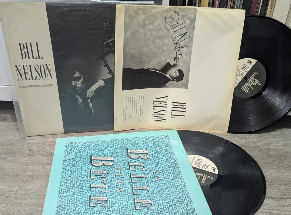 RARE OOP Bill Nelson 2 LP VINYL Love That Whirls 1982 BE BOP DELUXE fingerprintz — 第 1/1 张图片