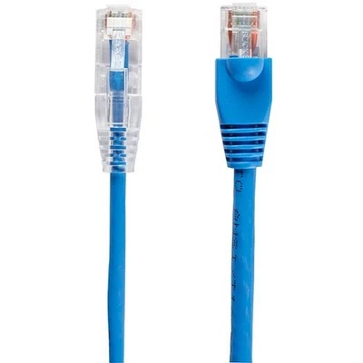 Black Box Slim-Net Cat.6 UTP Patch Network Cable (c6pc28-bl-03) (c6pc28bl03) - Image 1 of 4