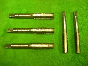 Rubinetto filettato filettato 5 spine 1/2-13 uss & 7/16-14 nc bsw - Foto 1 di 1