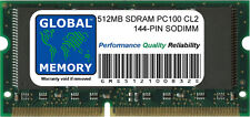 512MB PC100 100MHz 144-PIN SDRAM SODIMM MEMORY RAM FOR IBOOK G3 & POWERBOOK G4