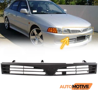 For 1997-2001 Mitsubishi Mirage Sedan Front Bumper Upper Grille Factory Style - Image 1 of 4