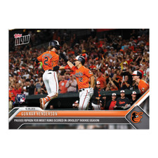 Gunnar Henderson - 2023 MLB TOPPS NOW Card 875 RC - Passes Ripken