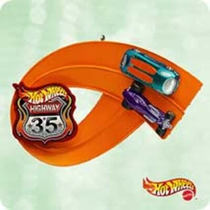 2003 Hallmark Ornament ~ Hot Wheels - On Track 35 anniversary ~ QXI8429 NIB G - Imagen 1 de 1