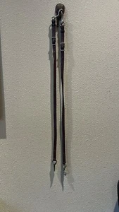 GERMAN MARTINGALE ATTACHMENTS NUNN FINER MAKE OFFER FULL - HORSE SIZE STAINLESS - Picture 1 of 3