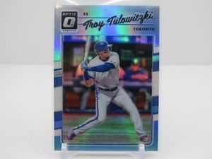 TROY TULOWITZKI 2017 DONRUSS OPTIC CAROLINA BLUE PRIZM #50/50- BLUE JAYS!!