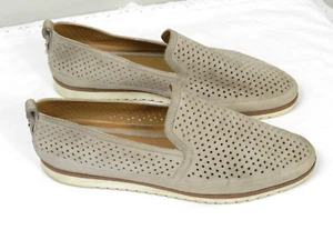 Franco Sarto Schuhe Damen 10 M Penny Loafer Beige Kunstleder Niedrig - Bild 1 von 7