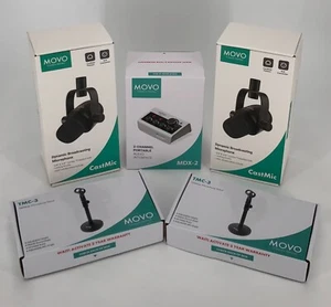 Pacchetto attrezzatura podcasting portatile Movo PodPro-T per due kit podcast 2 microfoni ++ - Foto 1 di 15