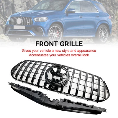🚀Front Bumper Grill Grille For Mercedes Benz W167 GLE350 GLE450 AMG-Line 2024 Foto 1 de 4