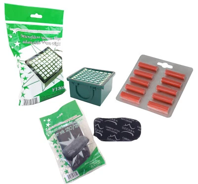 GECASA SRL FOLLETTO VK130 VK131 FILTRO HEPA + 2 CARBONE + PROFUMI FRAGOLA VORWERK